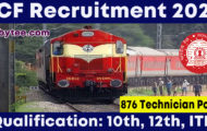 ICF Recruitment 2022 – Apply Online for 876 Technician Posts