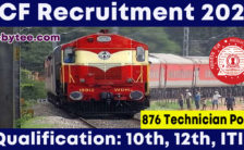 ICF Recruitment 2022 – Apply Online for 876 Technician Posts