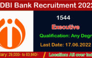 IDBI Bank Recruitment 2022 – Apply Online For 1544 Executives Posts