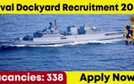 Naval Dockyard Recruitment 2022 – Apply Online for 338 Technician Posts
