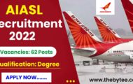 AIASL Recruitment 2022 – Apply Online for 62 Executive Posts