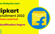 Flipkart Recruitment 2022 – Apply Online for Various Team Lead Post