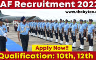 IAF Recruitment 2022 – Apply Offline for 21 MTS Posts