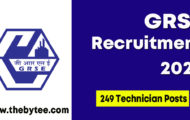 GRSE Recruitment 2022 – Apply Online for 249 Technician Posts