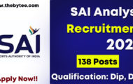 SAI Recruitment 2022 – Apply Online for 138 Analyst Posts