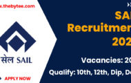 SAIL Recruitment 2022 – Apply Online for 200 Trainees Posts