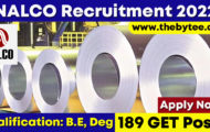NALCO Recruitment 2022 – Apply Online for 189 GET Posts