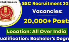 SSC Recruitment 2022 – Apply Online for 20,000 CGL Posts