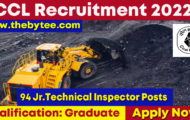 CCL Recruitment 2022 – Apply Offline for 94 Jr.Technical Inspector Posts